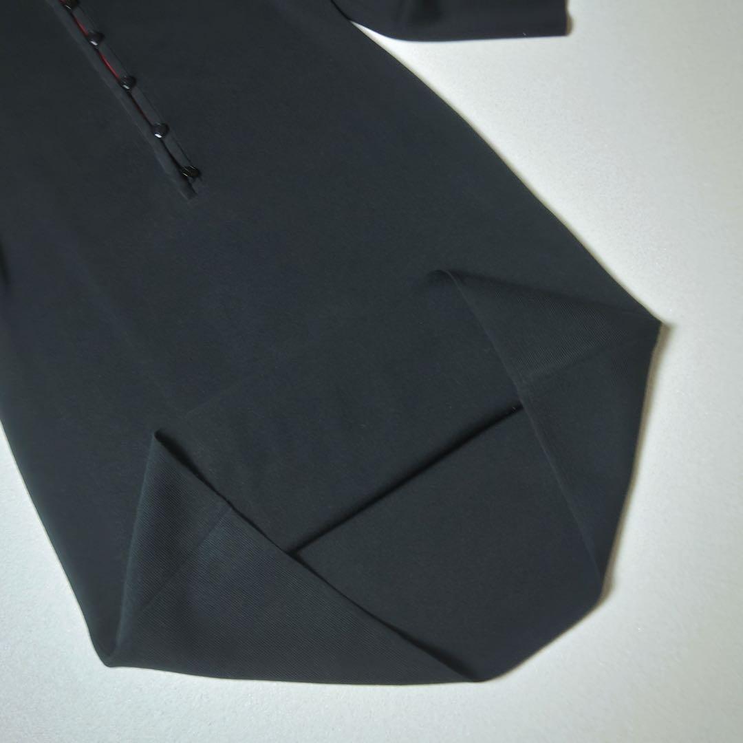 イヴサンローラン ニットワンピース 黒 エレガント YSL 上品 ヴィンテージ
