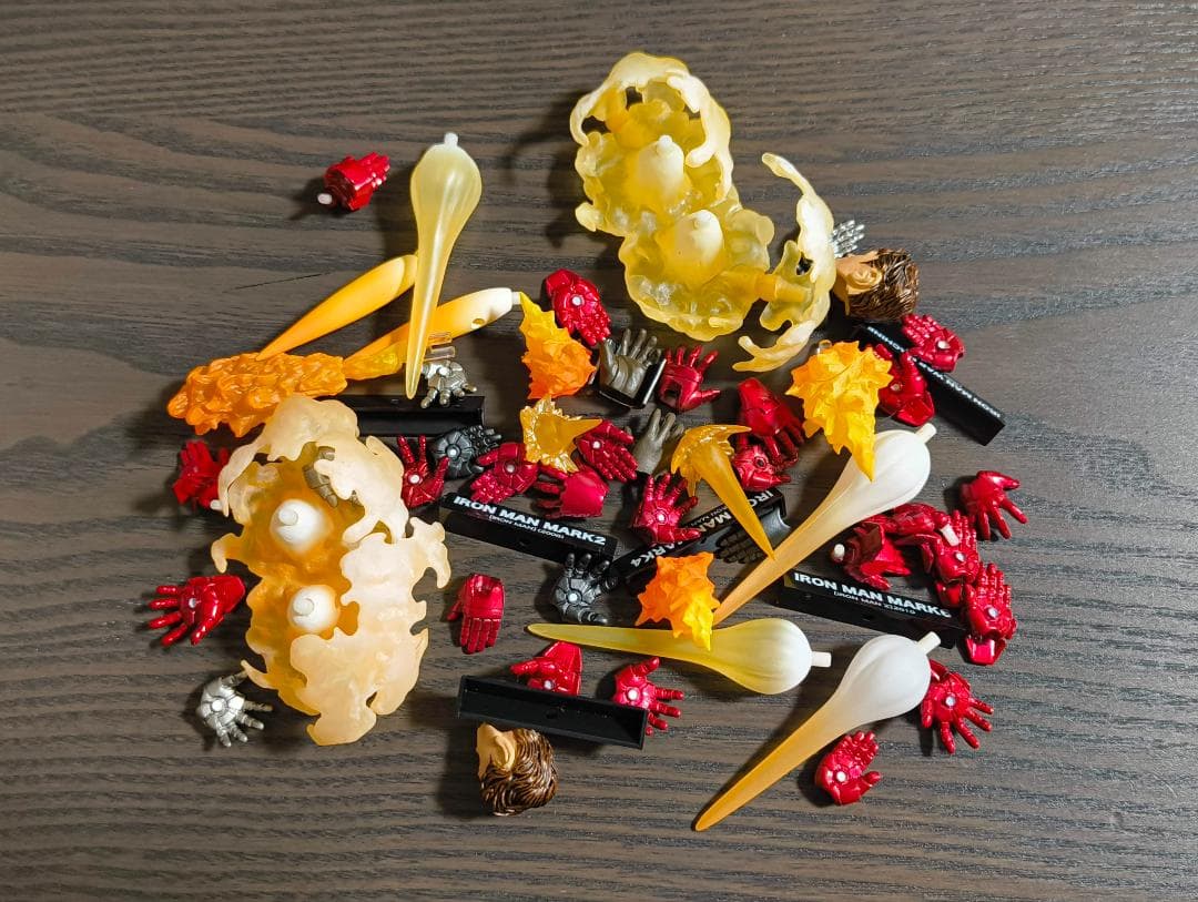 テ*ン様 アイアンマン フィギュアセット【ジャンク】リボルテック/S.H.Fig