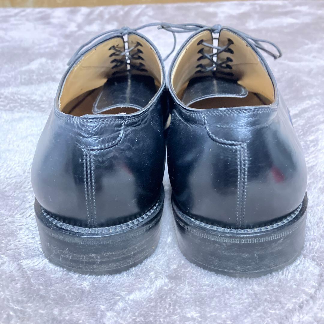 フェラガモ 黒 レザードレスシューズ ストレートチップ - メルカリ