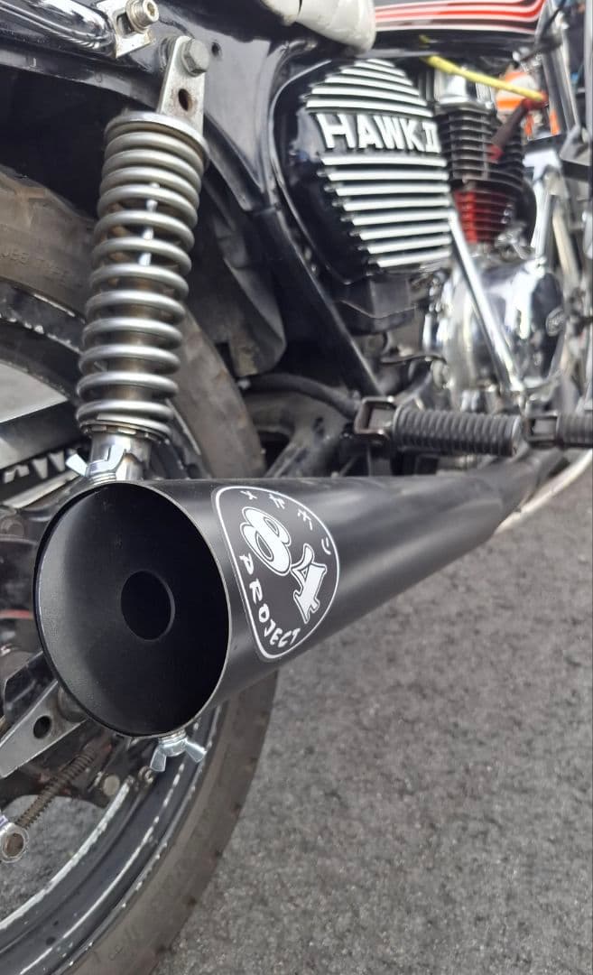 バブ ホーク初期ヤシメガ ヤシメガ2、AGメガホンマフラーフタ - メルカリ