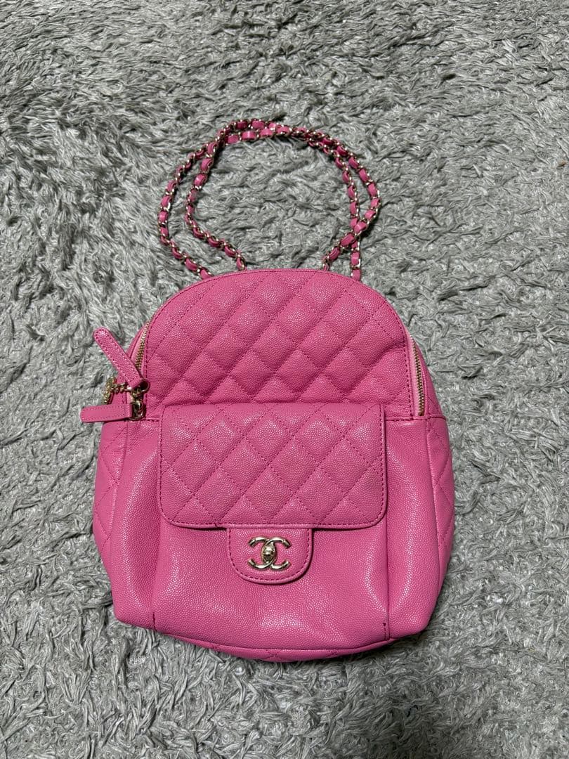 なつめ②シャネル　ピンク　2wayバッグ　ノベルティ 名古屋】【CHANEL】シャネル ミニフラップ チェーンショルダーバッグ