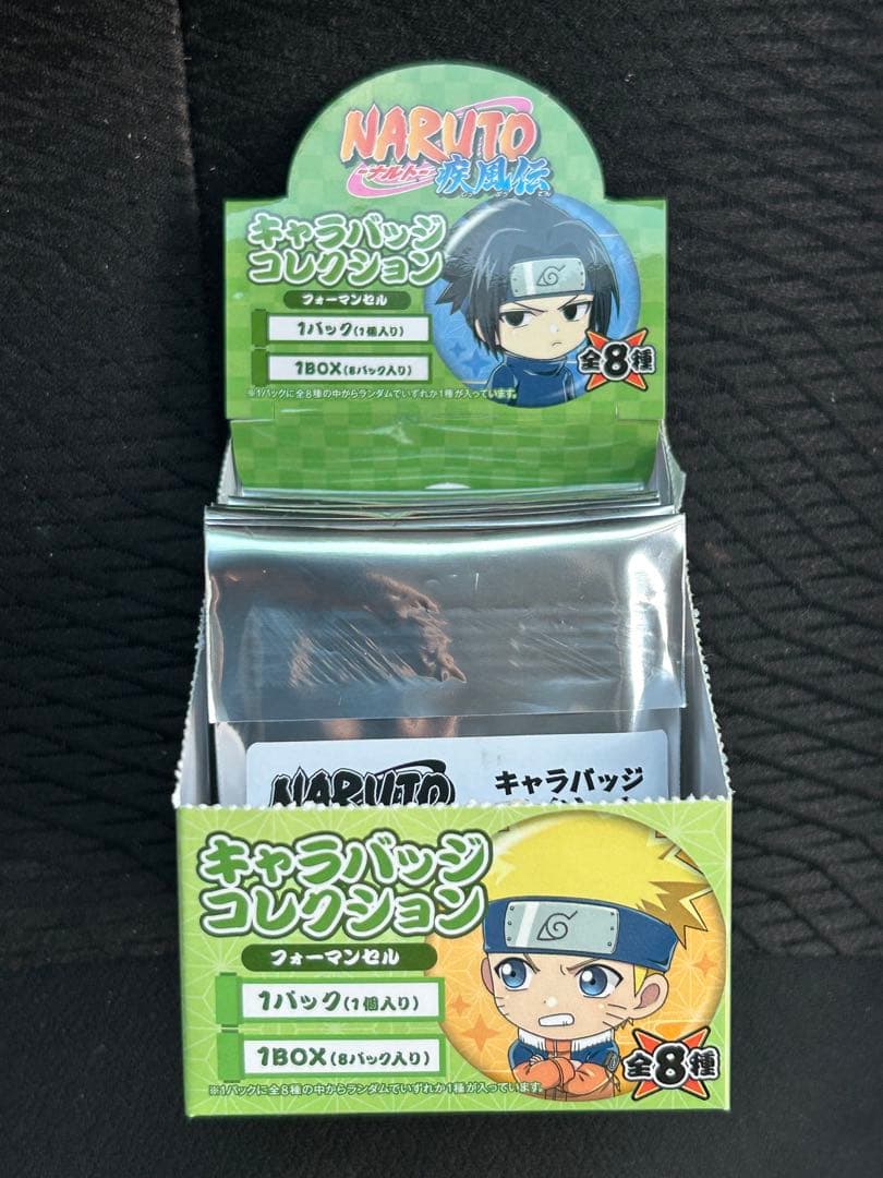 NARUTO　ナルト疾風伝　キャラバッジコレクション　フォーマンセル　全8種 NARUTO ナルト疾風伝 キャラバッジコレクション フォーマンセル 全8種