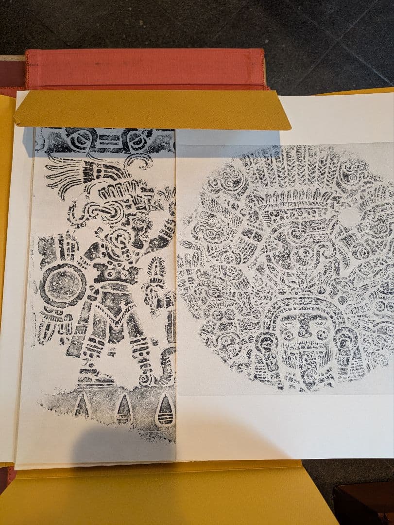 レア品！限定版 古代メキシコ拓本集/利根山光人/昭和46年発行