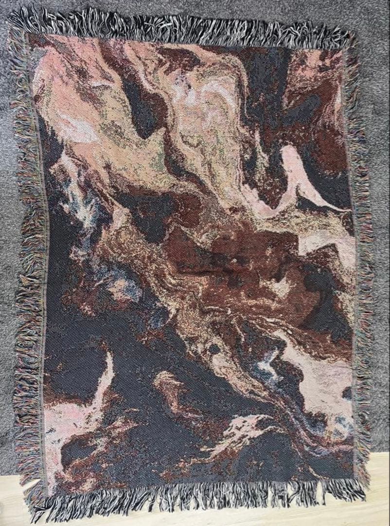 iMPeRF】インパーフNavy Flow Throw Blanket : M