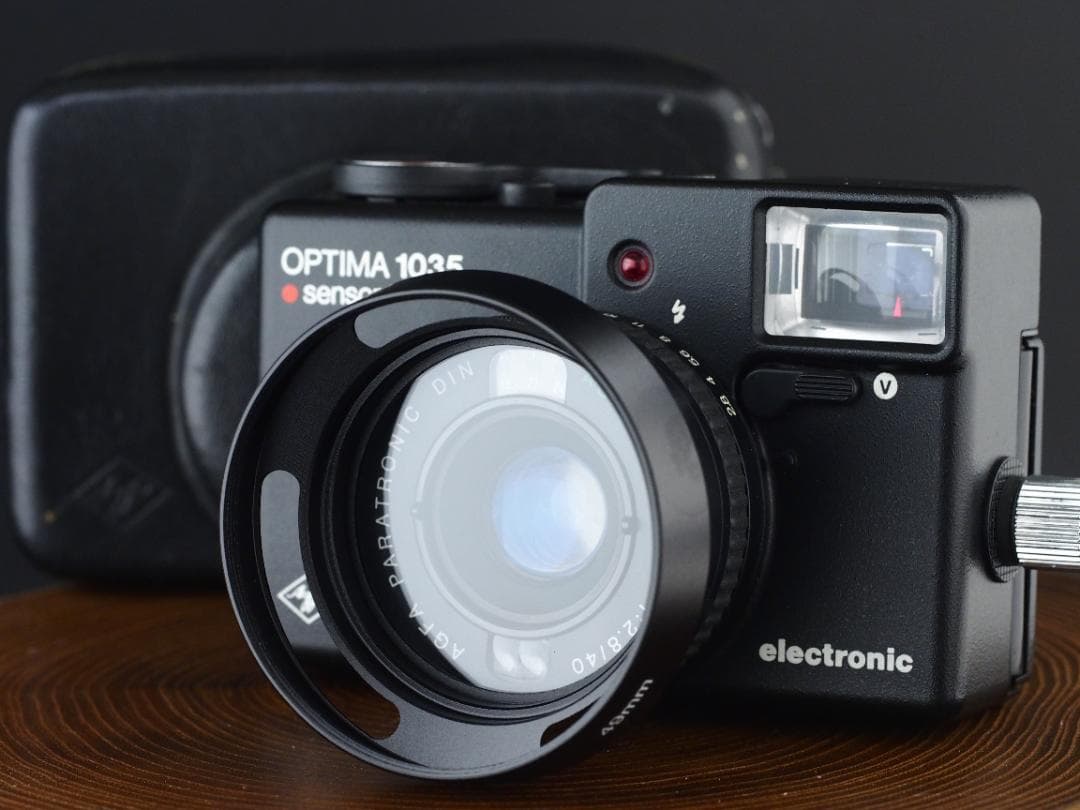 フィルムカメラ AGFA OPTIMA 1035 SOLITAR S 2.8/40 Agfa Optima 1035 sensor with Solitar S 1:2.8/40 lens – Hard to