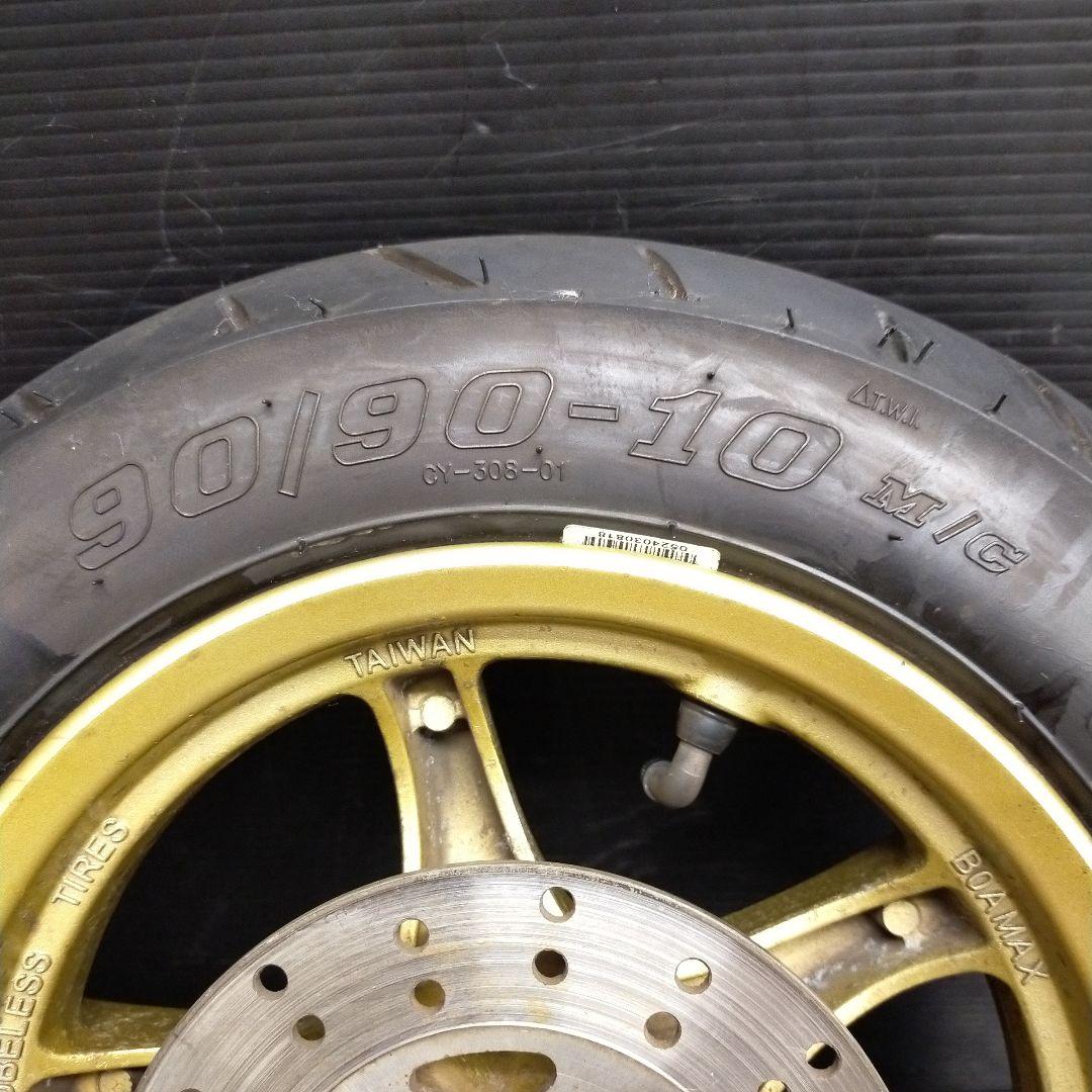 ☆10 ヤマハ JOG ZR SA39J 前後ホイール キャスト ゴールド - メルカリ