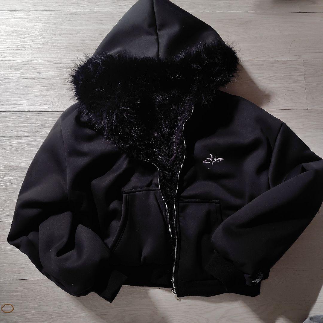 MSG ファーリバーシブルフードジャケット - メルカリ