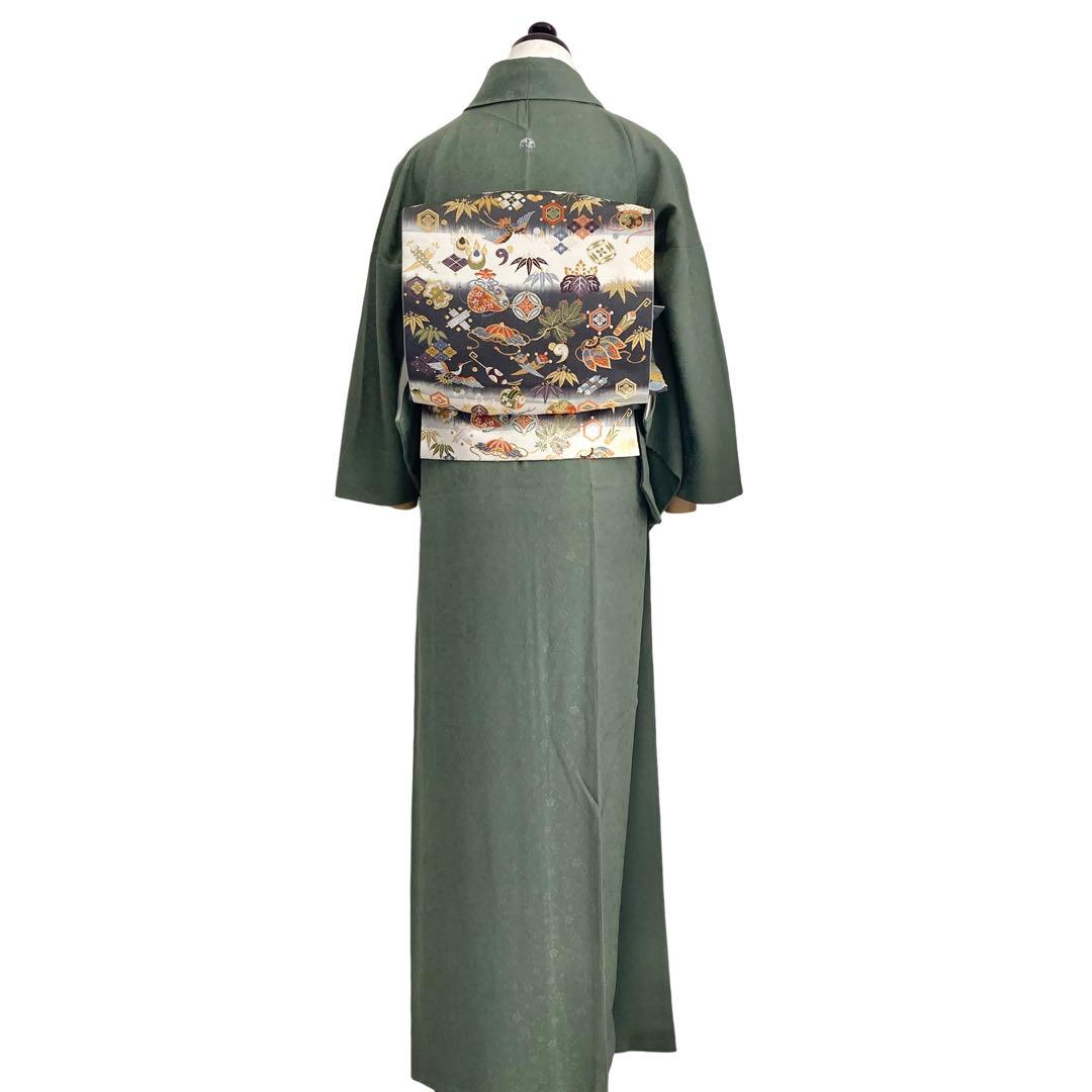 ☆ twin R様☆草緑 色無地 着物 礼装 卒業式 入学式 フルセット可