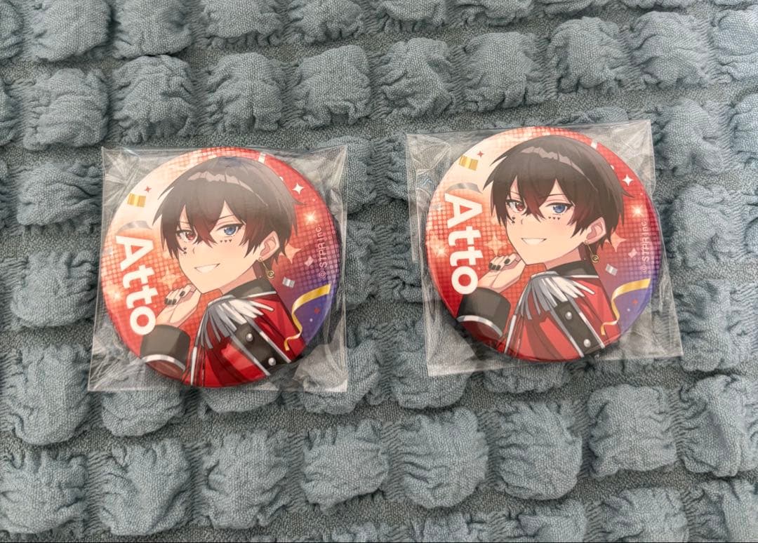 すとふぇす 缶バッジ あっとくん - メルカリ