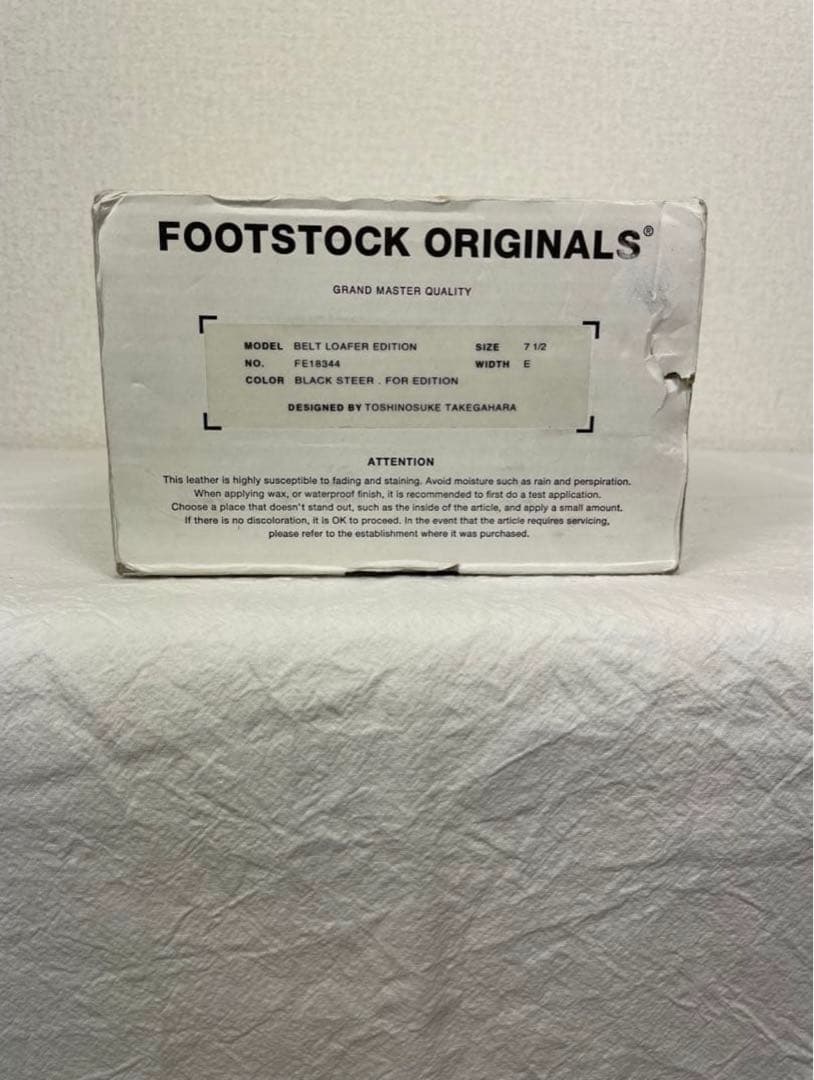 フットストックオリジナル レザーシューズ 25.5cm エディション