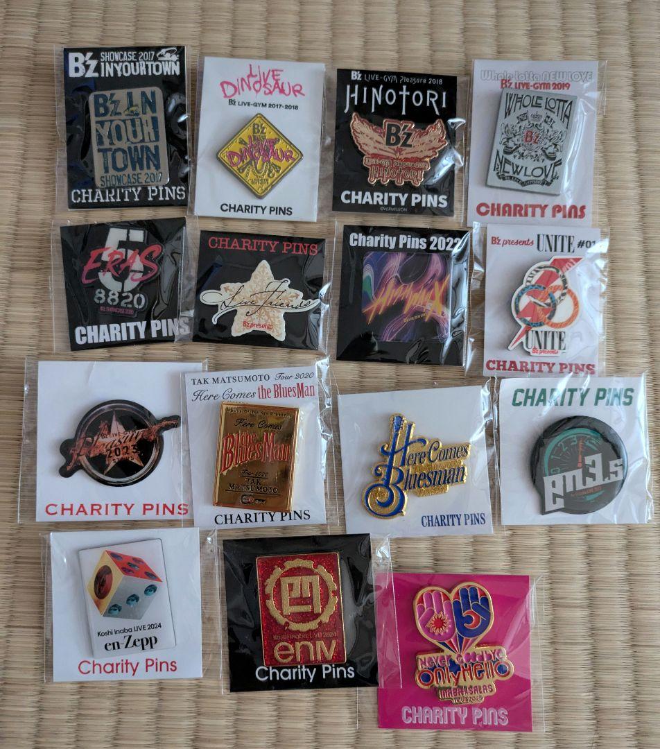 B'z チャリティーピンバッジ - メルカリ