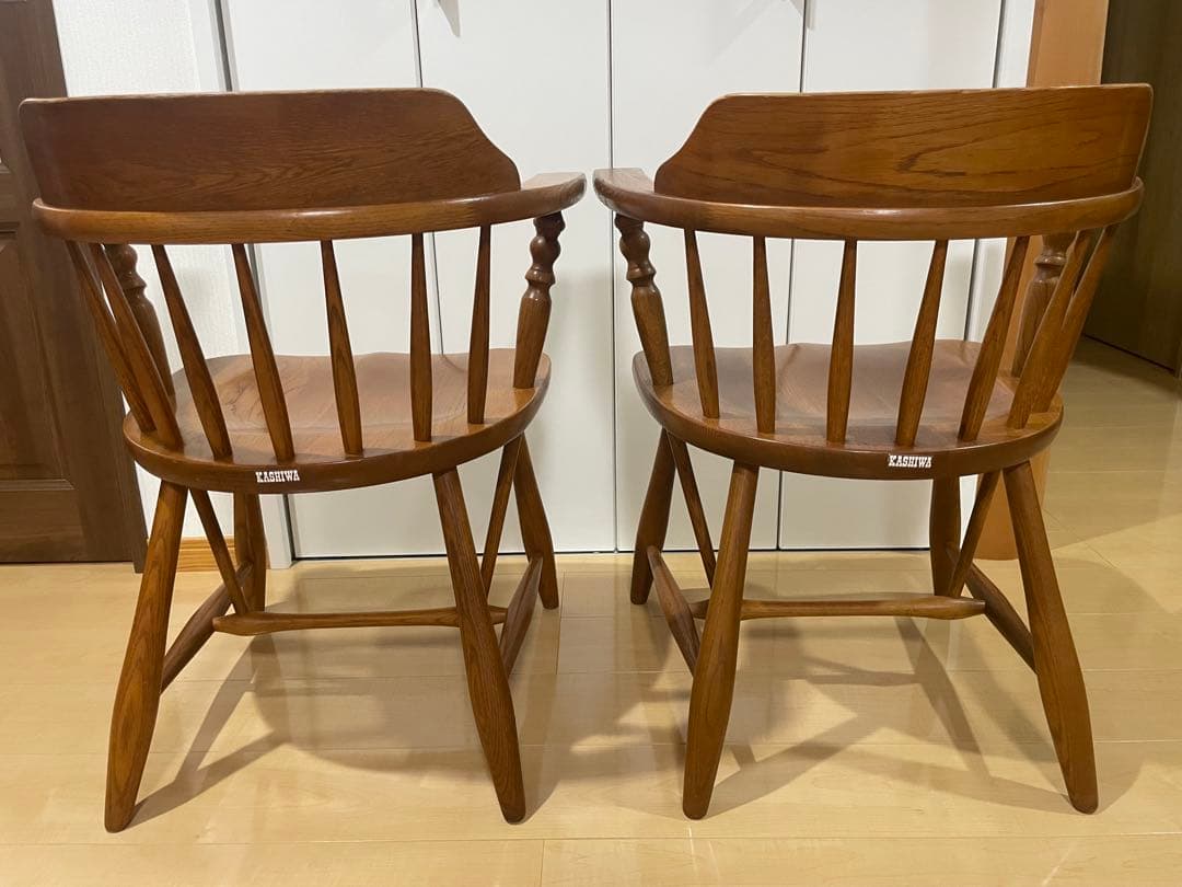 柏木工 KASHIWA ウィンザーアームチェア ヴィンテージ - メルカリ