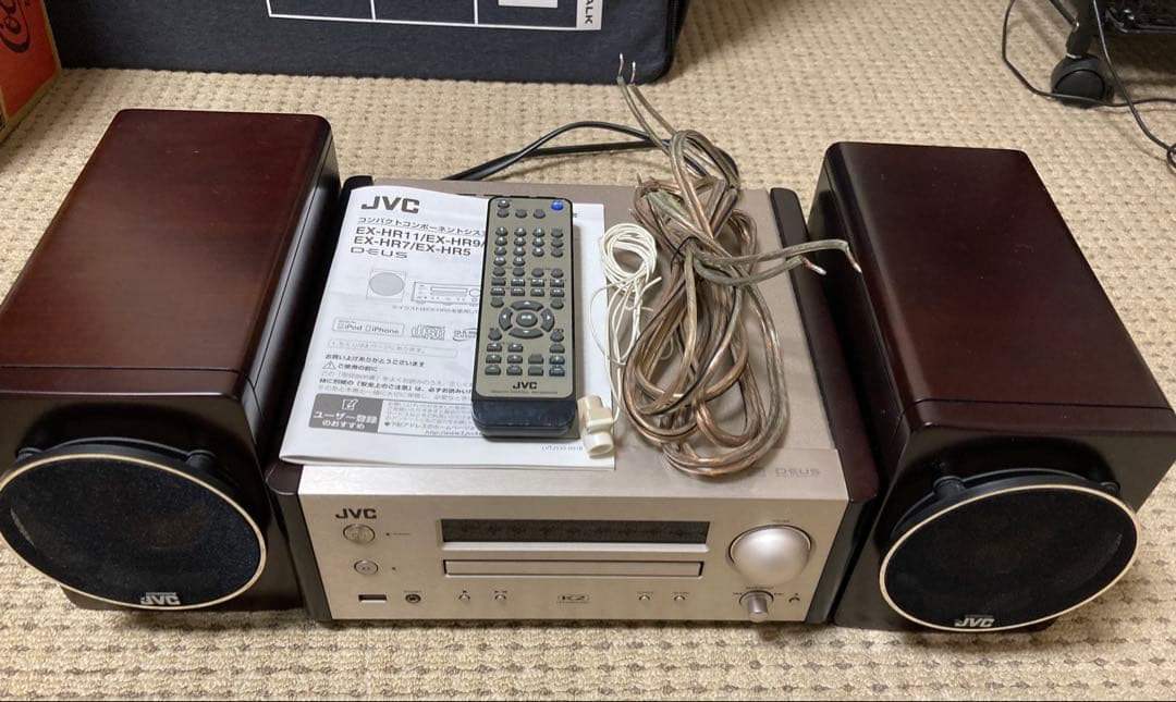 ゆきまーるさま専用　JVC ミニコンポ 、MDレシーバー、ビームスハートダウン