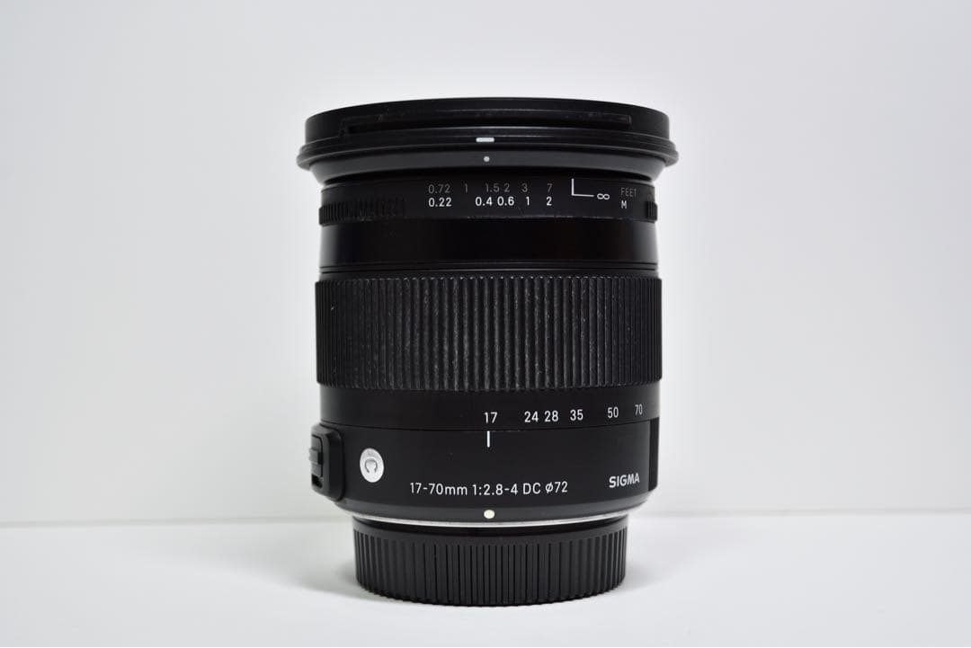 (良品)SIGMA 17-70mm F2.8-4 DC MACRO OS ニコン