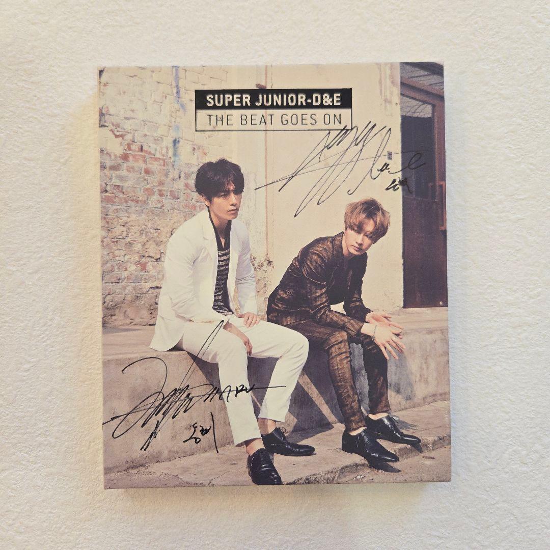 SUPERJUNIOR D&E ドンへ ウニョク 直筆サイン - メルカリ
