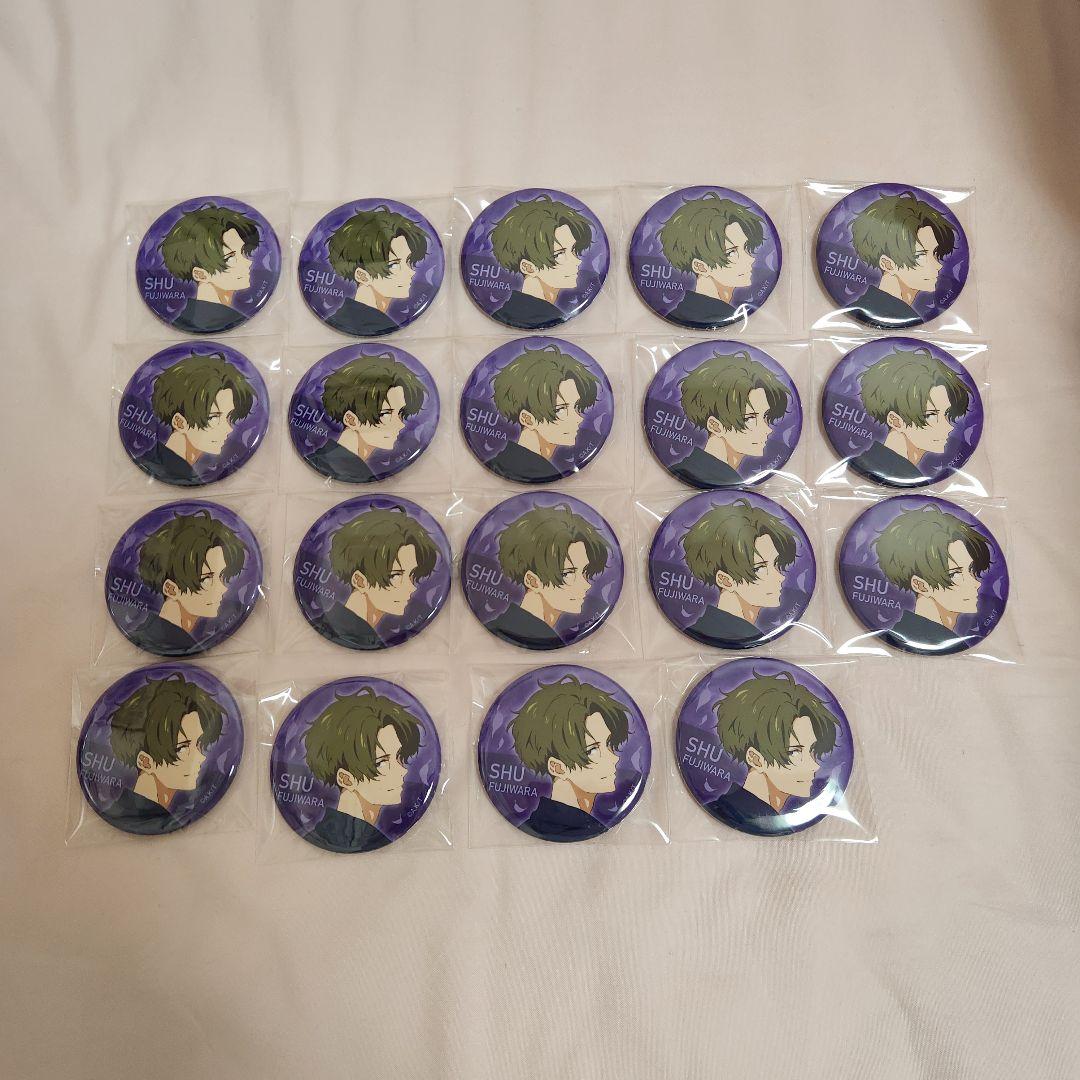 ツルネ 藤原愁 缶バッジ 19個セット ツルネ －つながりの一射－ ビッグ缶バッジ バースデーver.【藤原愁