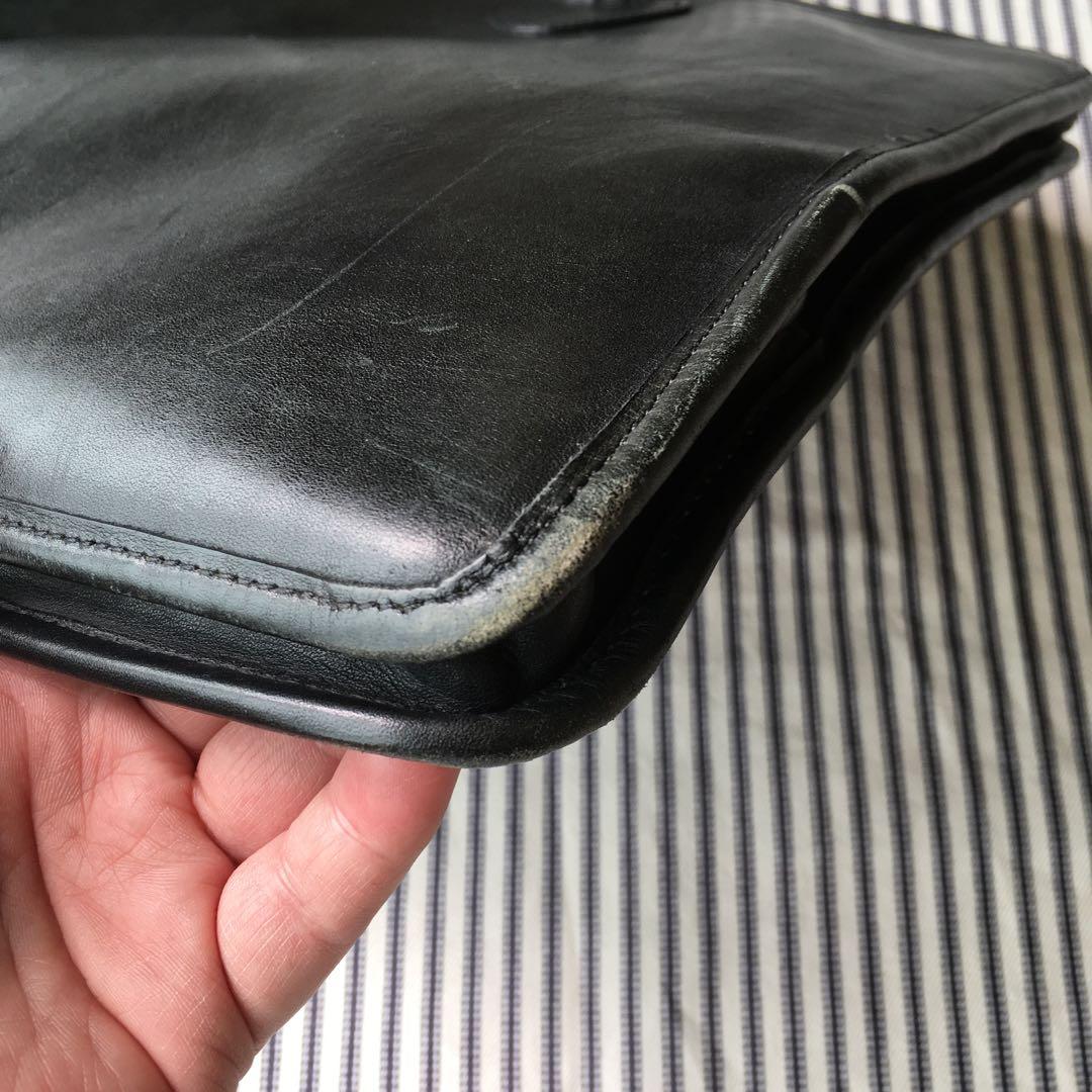 maimai 80's L.L.Bean ブリーフケース 黒レザー