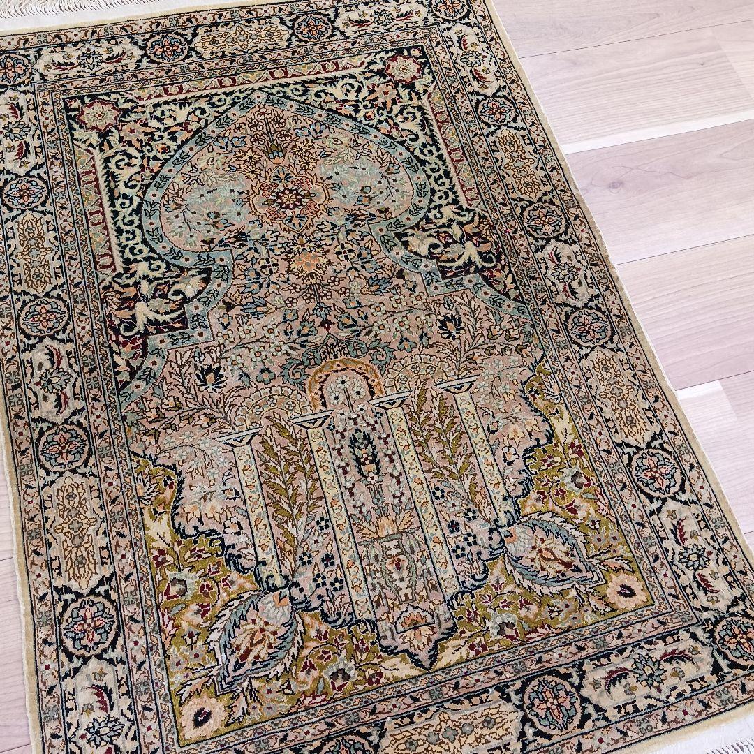 専用Y2811 シルク100% 細密手織り100万ノット ペルシャ絨毯 専用Y2811 シルク100% 細密手織り100万ノット ペルシャ絨毯 シルク100