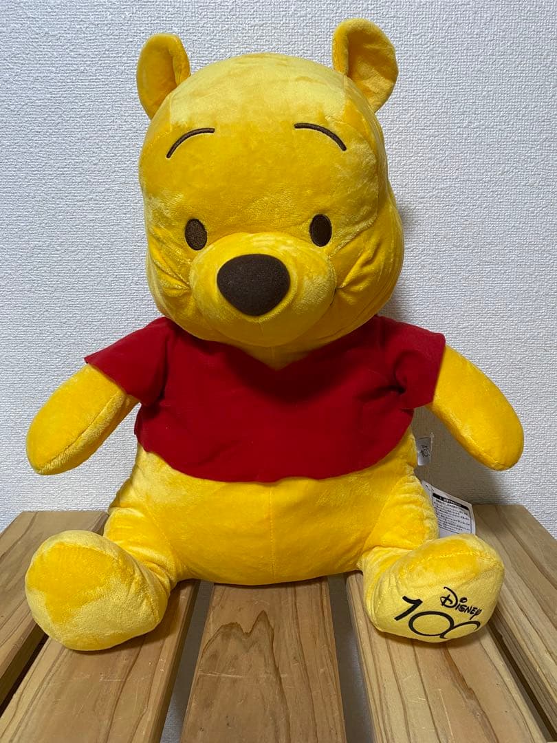 ディズニー100周年、特大サイズぬいぐるみ くまのプーさん、ロッツォ