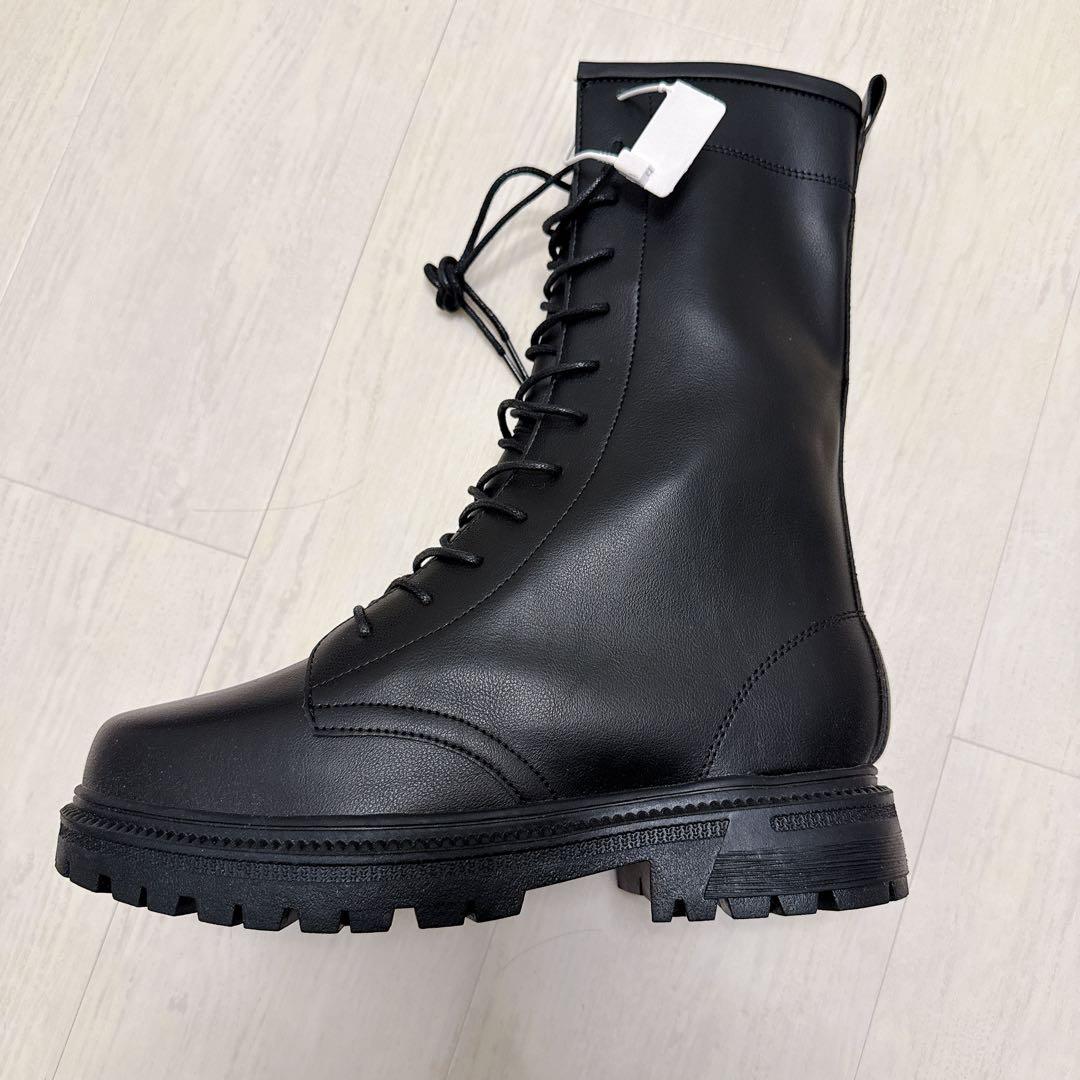 厚底ブーツ コスプレ18cm厚底 ヒール - メルカリ