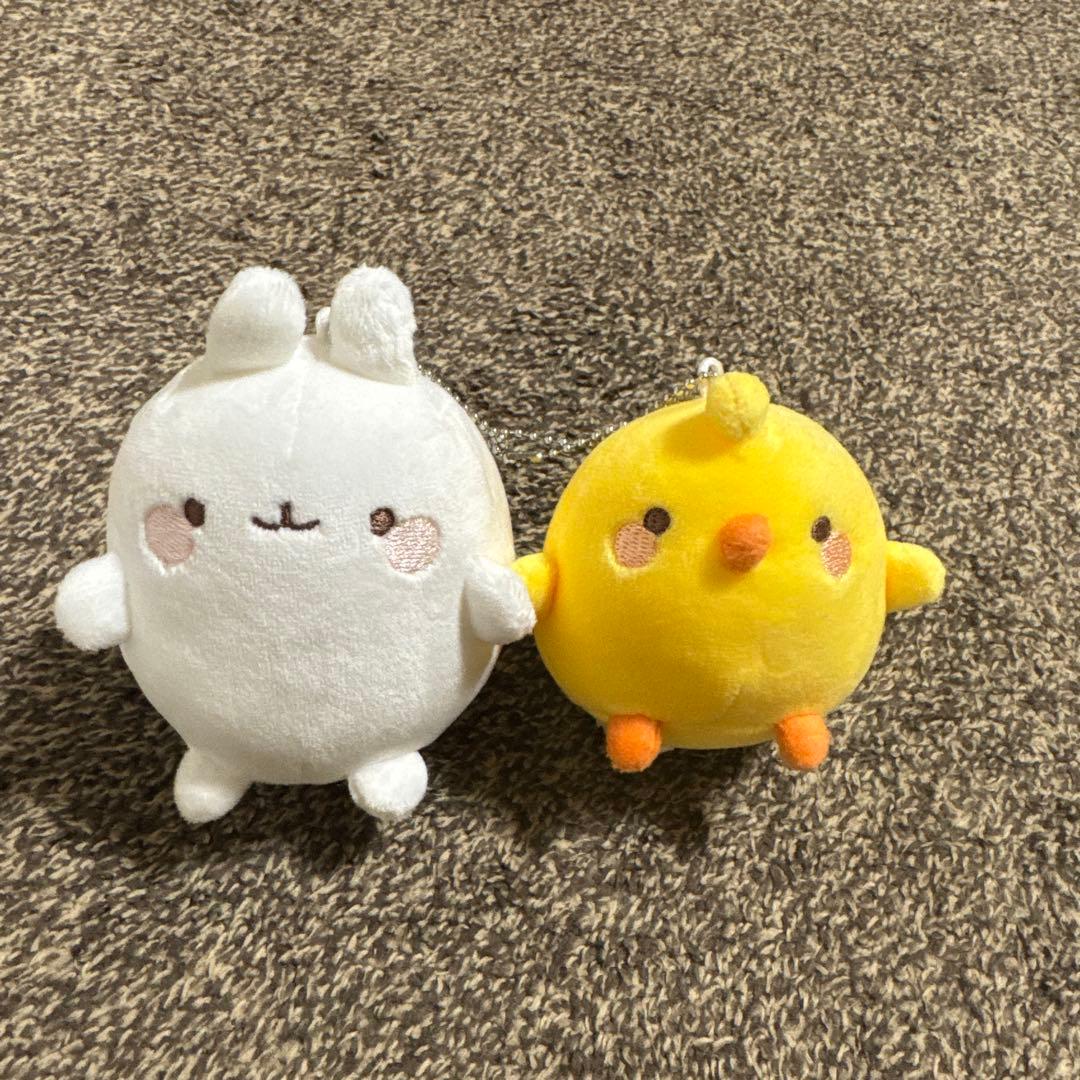 新品】韓国 うさぎ MOLANG モラン ぬいぐるみ 2個 - メルカリ