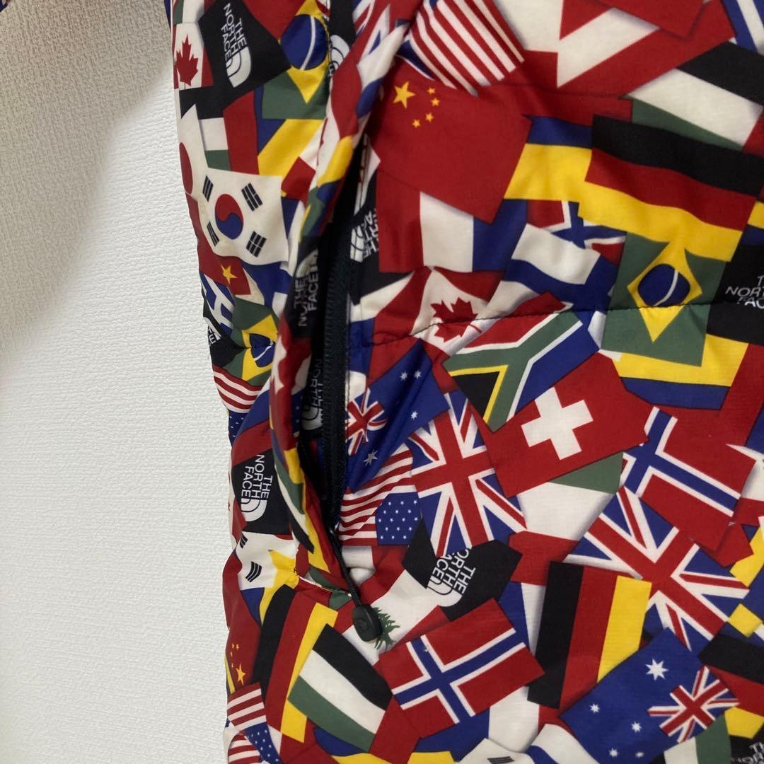 ノースフェイス 韓国オリンピック限定 国旗柄 ダウンジャケット