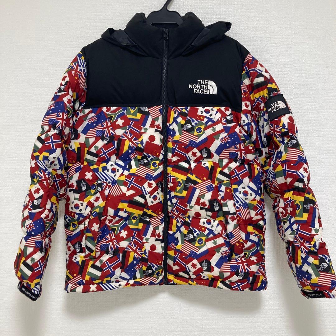 ノースフェイス 韓国オリンピック限定 国旗柄 ダウンジャケット