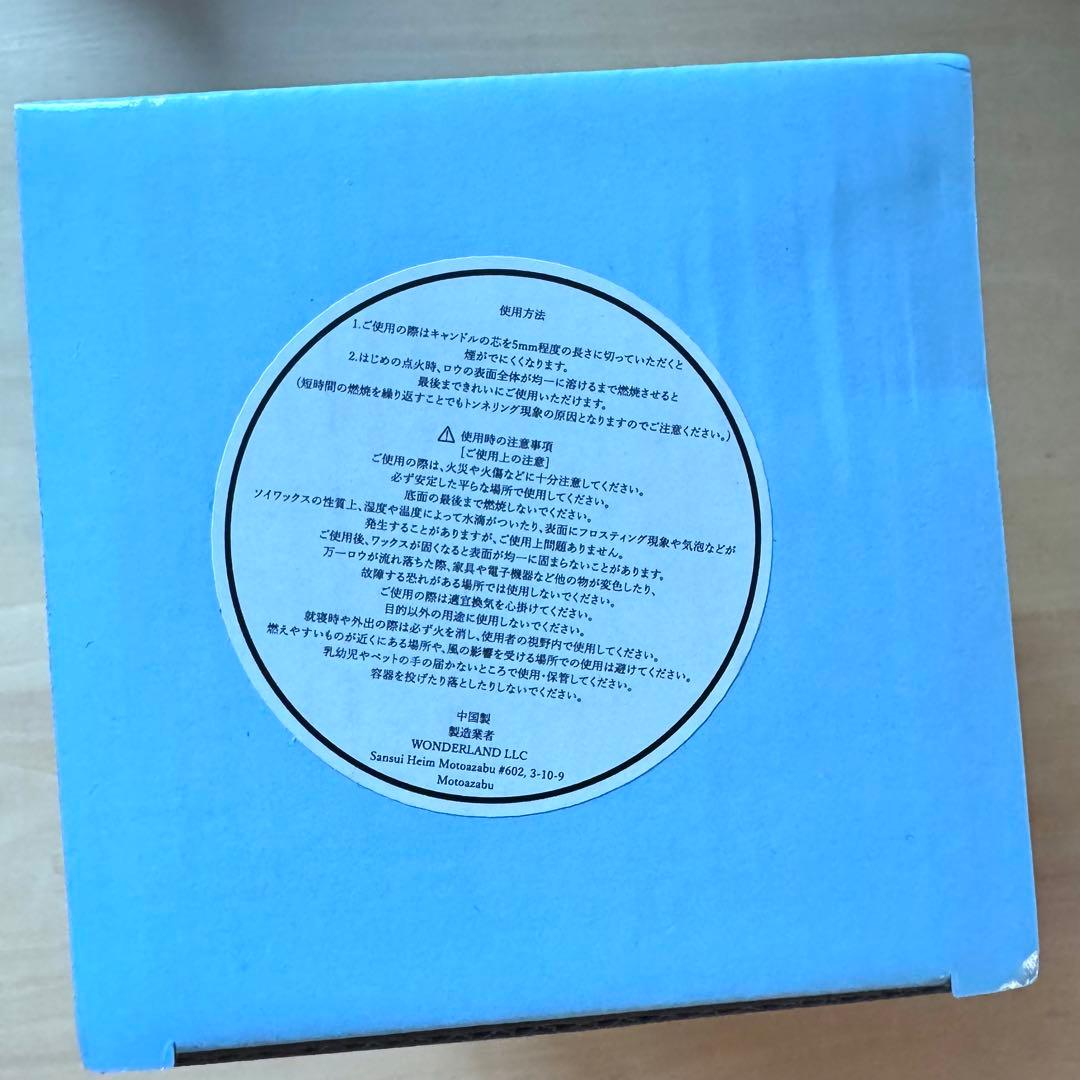 ☆代官山蔦屋限定JENNIE写真展 J2NNI5 Scented Candle青 - メルカリ