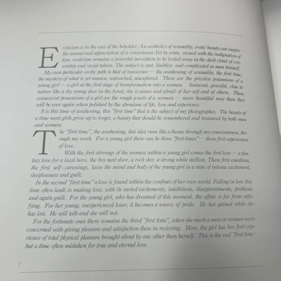 デヴィッド・ハミルトン 写真集『EROTICA VOL.I』