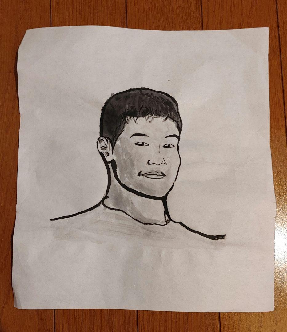 迫真美術部 水墨画と化した先輩 - メルカリ