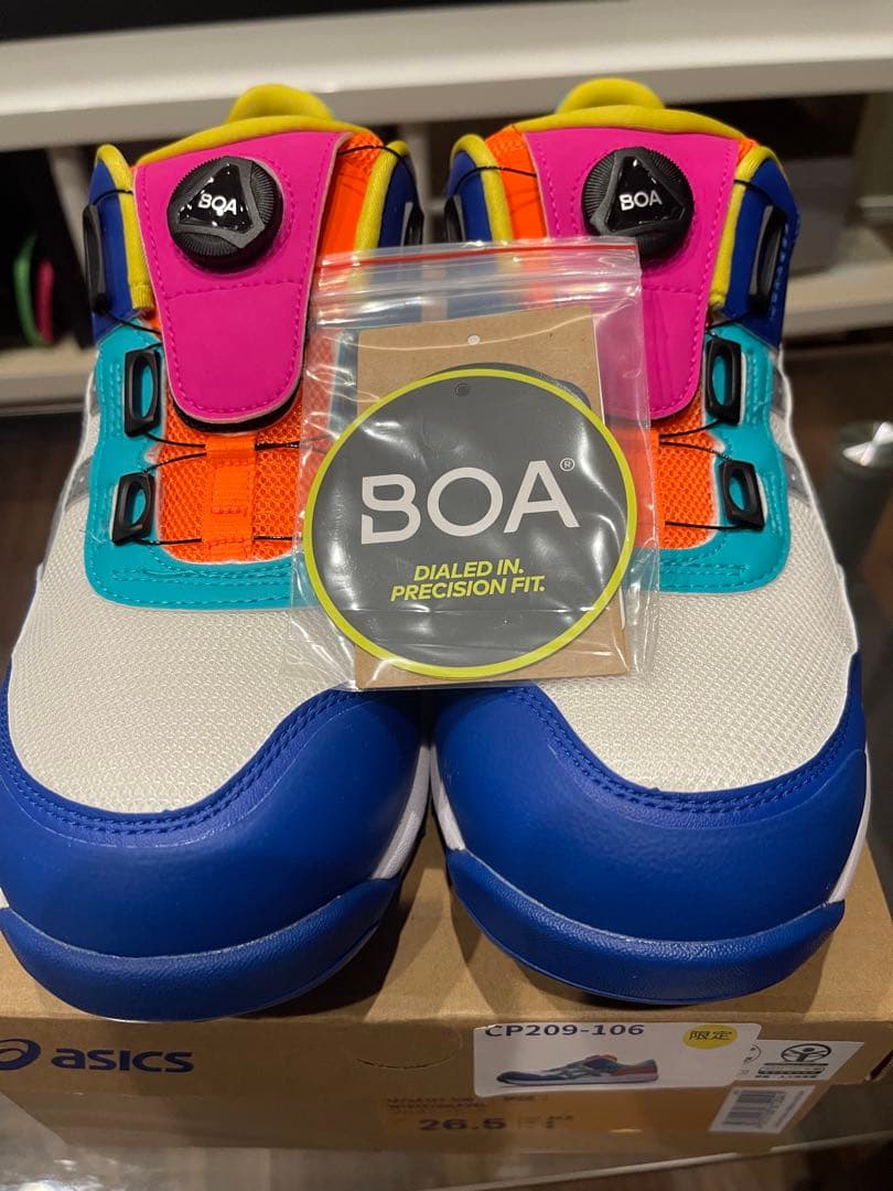 新品　安全靴　ASICS CP209 BOA LC 26.5cm 限定カラー