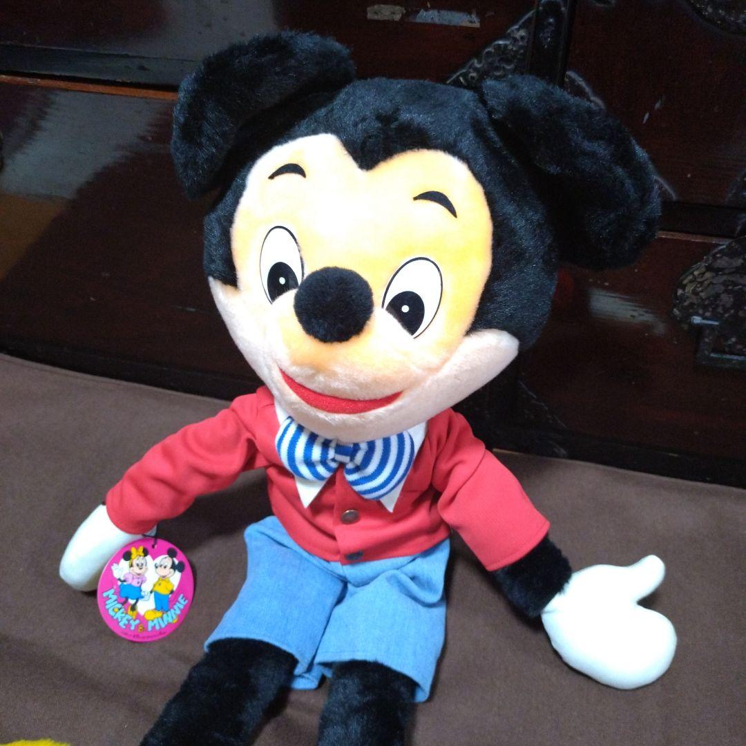美品 ヴィンテージ【サンアンドスター】ミッキーマウス ぬいぐるみ