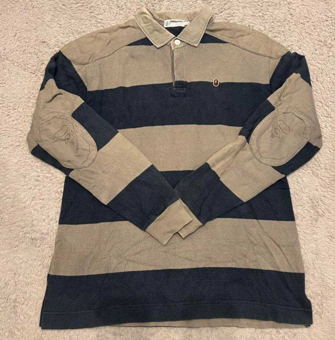 ア ベイシング エイプ ラガーシャツ BAPE ベイプ HERO キムタク - メルカリ