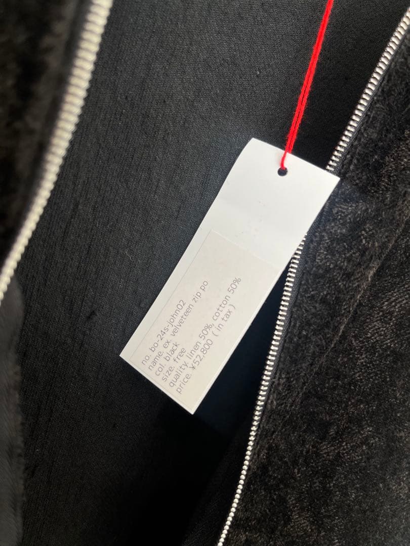 barbell object john 別注 velveteen zip po - メルカリ