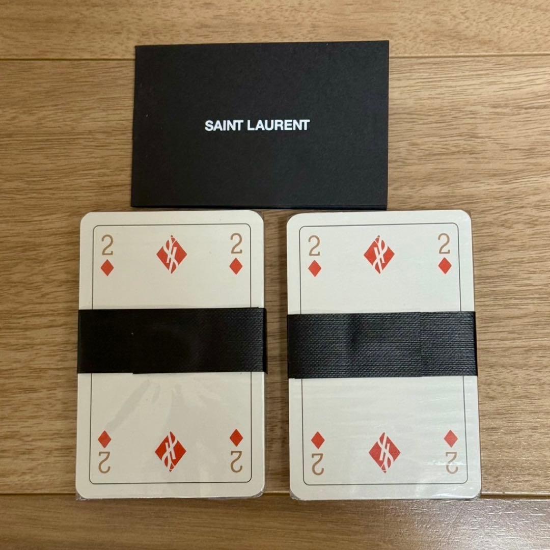 極美品】SAINT LAURENT サンローラン トランプ セット 2個入り - メルカリ