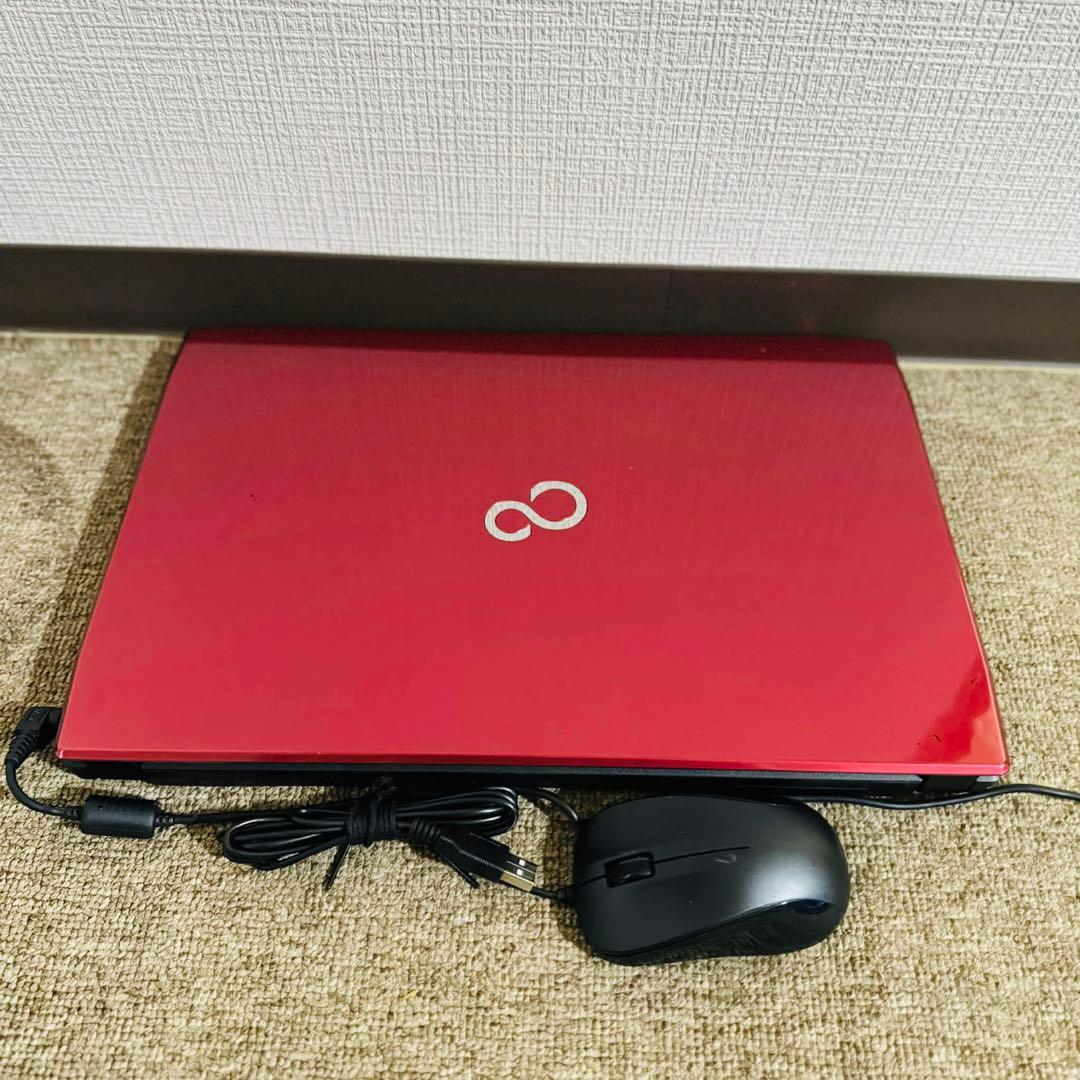 S237 富士通ノートパソコンWEBカメラSSD高速Windows11オフィス付