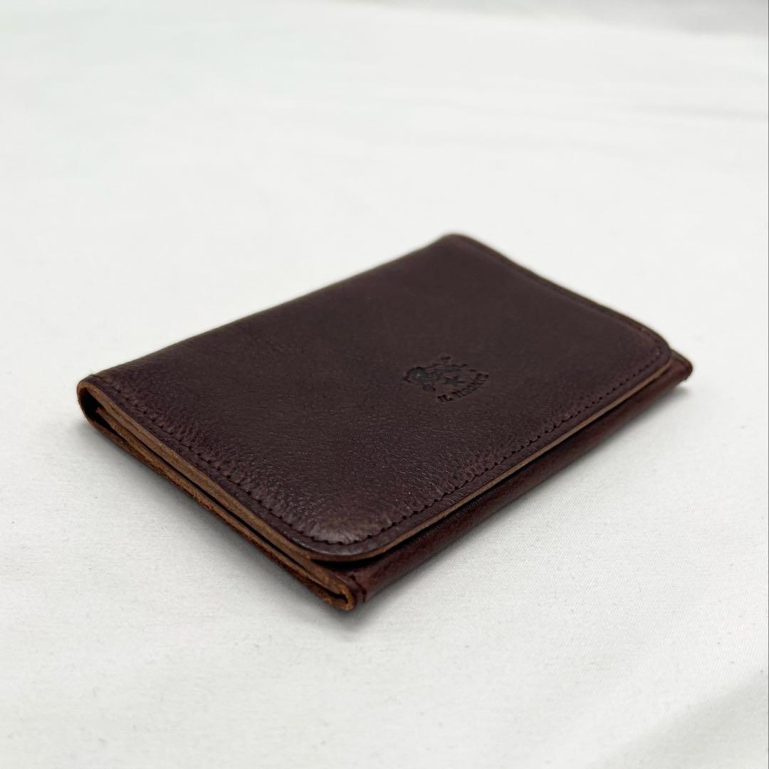 《新品未使用》イルビゾンテ カードケース ☆カフェブラウン（ダークブラウン）☆