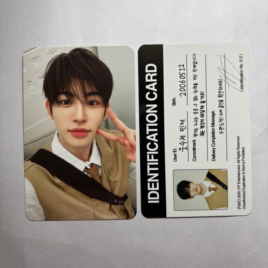 kickflip ミンジェ 本国fc キット 封入トレカ 2枚 - メルカリ