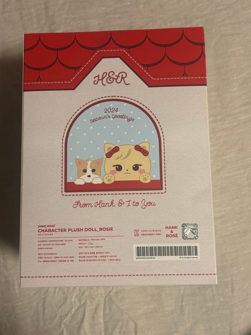 Blackpink ロゼ ぬいぐるみ Hank & Rose 2024 rose - メルカリ