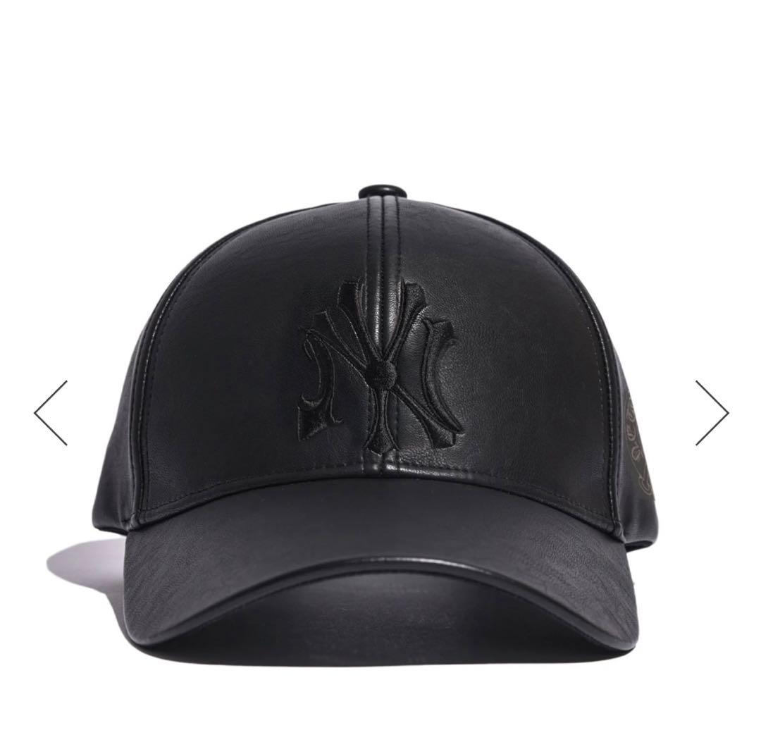 新品未使用 NEWVINTAGE レザーキャップ クロムヨーク - メルカリ