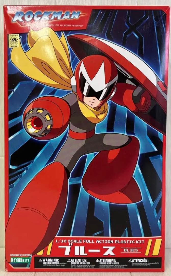 KOTOBUKIYA ROCKMAN ロックマン ブルース 1/10 プラモデル - メルカリ