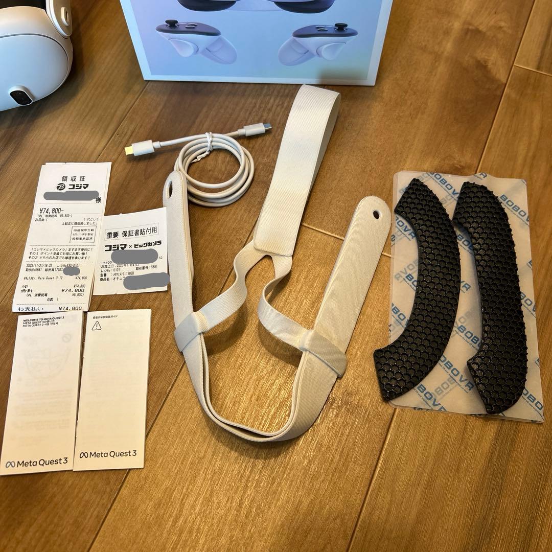 ざ*わ様 動作確認済み　 quest3 128GB + vovovr m