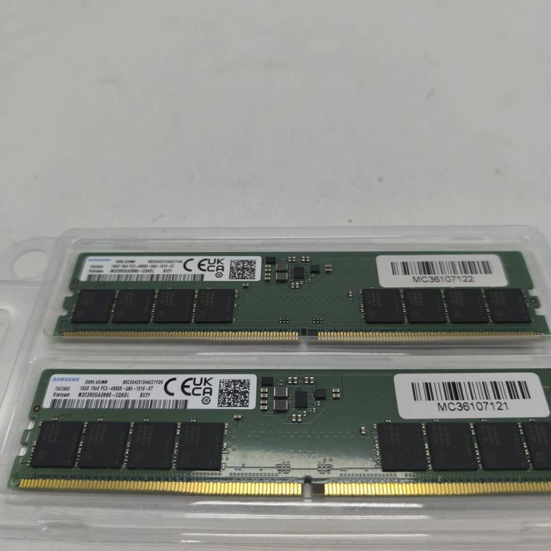 メモリ 2枚 M323R2GA3BB0-CQK 16GB DDR5-4800 - メルカリ