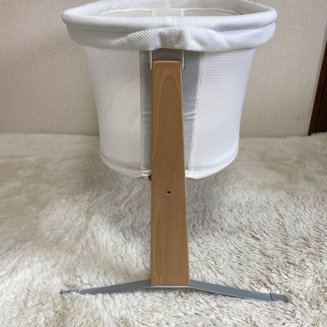 《美品》ベビービョルン クレードルハーモニー ベビーベッド ホワイト