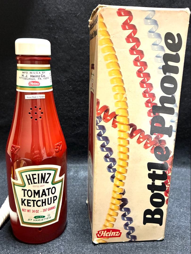 ハインツ HEINZ ケチャップボトル 電話機 アドバタイジング ビンテージ