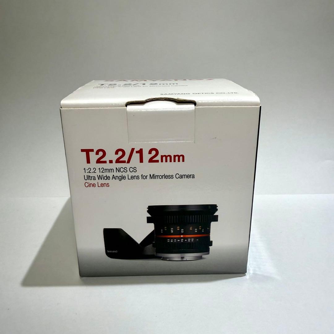 SAMYANG 12mm T2.2 Cine MFT シネレンズ - メルカリ