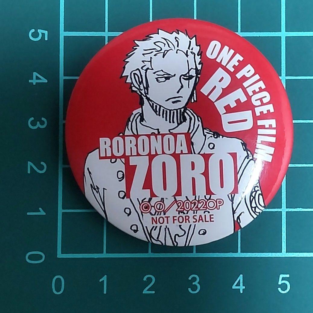 ONE PIECE FILM RED 【ロロノア・ゾロ】 麦わらの一味 缶バッジ - メルカリ