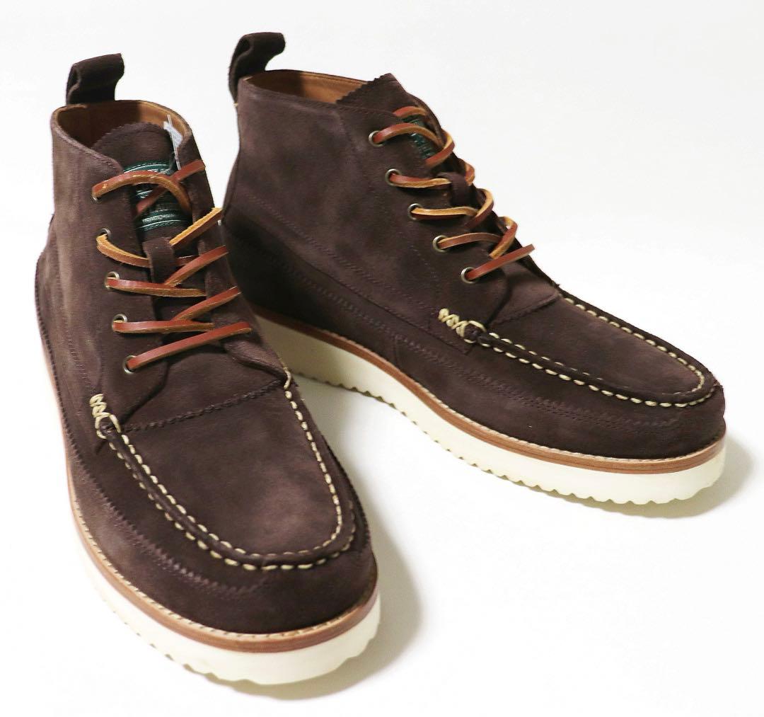 《ポロ ラルフローレン》箱付未使用 スエードレザーブーツ UK9(28.5cm)