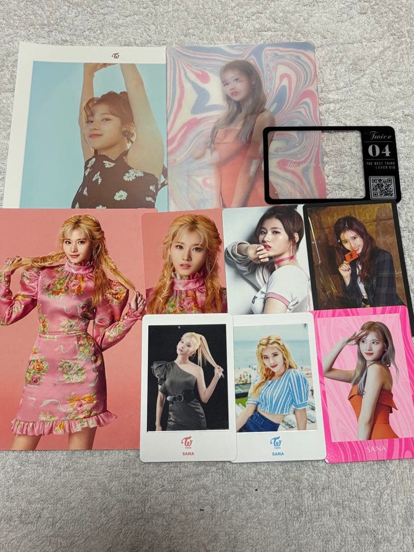 2枚目あり】twice サナ トレカ ポストカード セット - メルカリ
