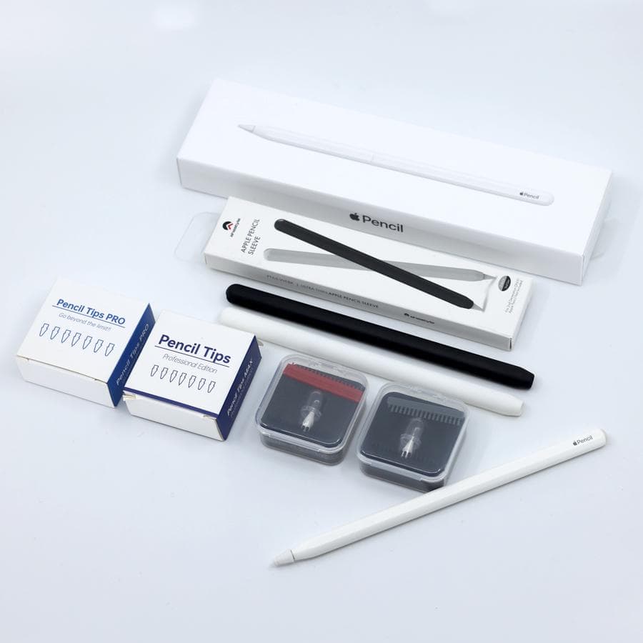 美品｜Apple Pencil（第2世代）｜Pencil Tips PRO Amazon.com: Upgraded Replacement Tips for Apple Pencil, Mix Metal
